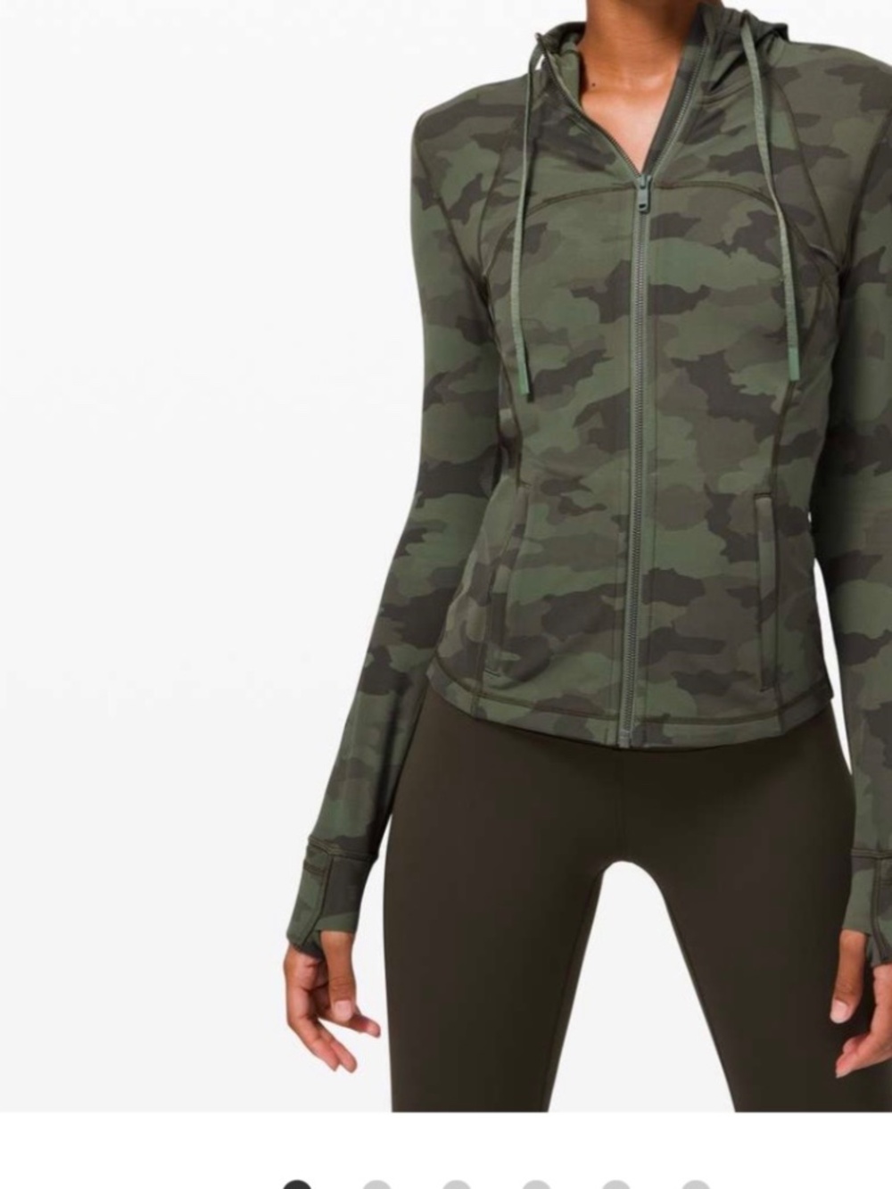 Lululemon Hooded Define Jacket *Nulu, Heritage 365 Camo Green